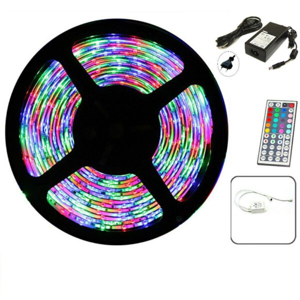 Banda LED RGB multicolor cu telecomanda